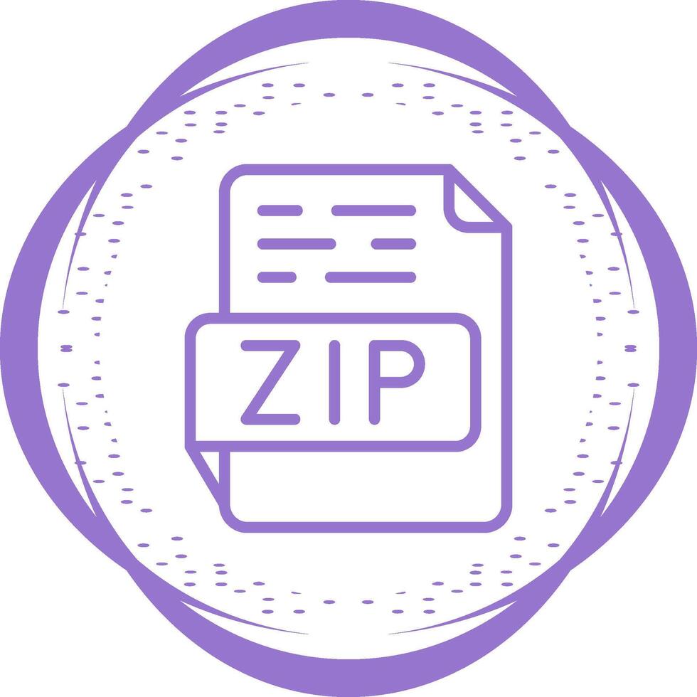 ZIP Vector Icon