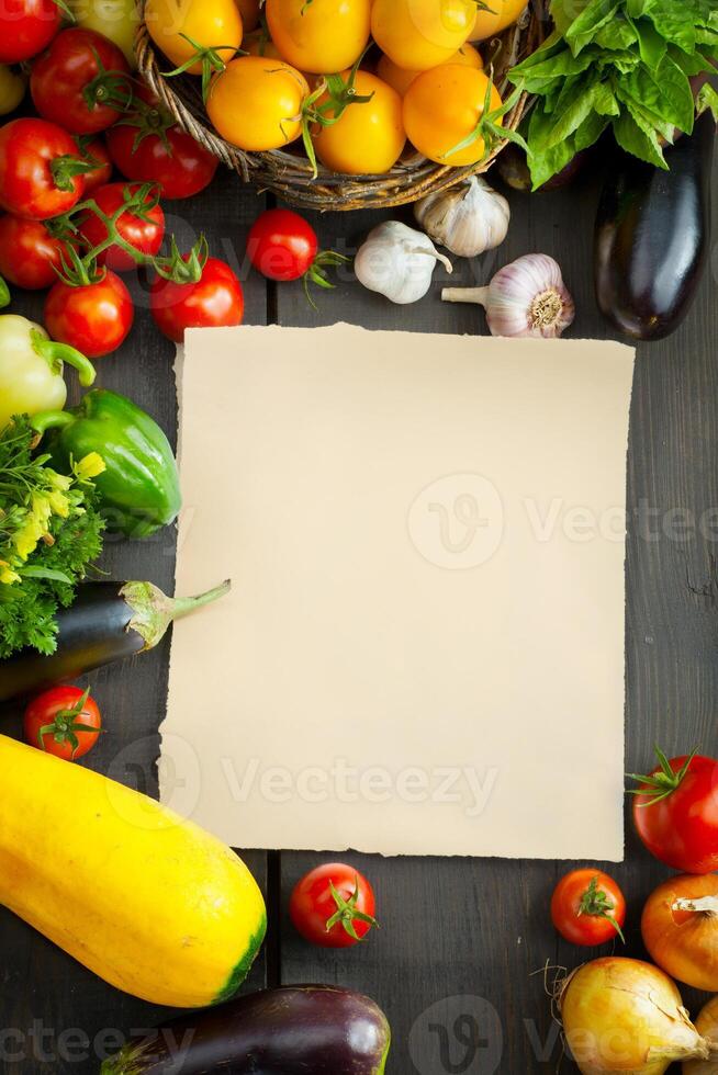 fresh vegetable background photo