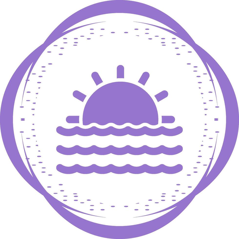 Sunset Vector Icon