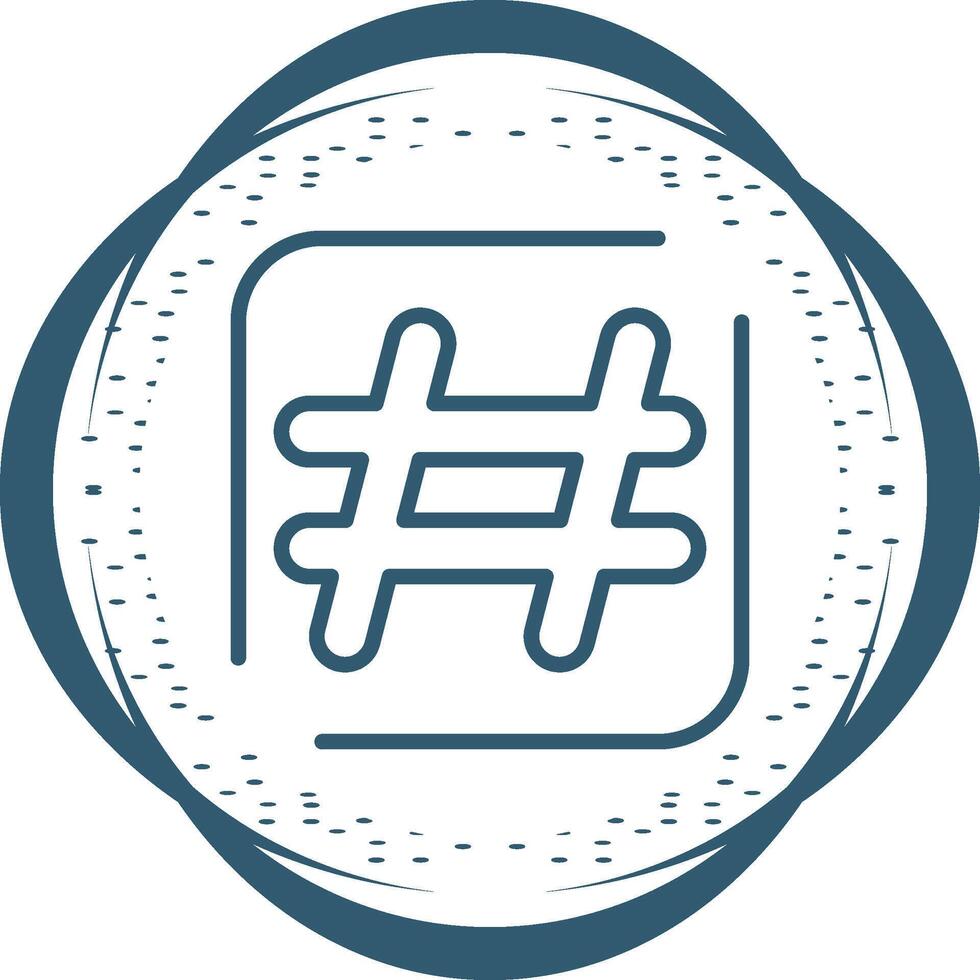 Hashtag Vector Icon