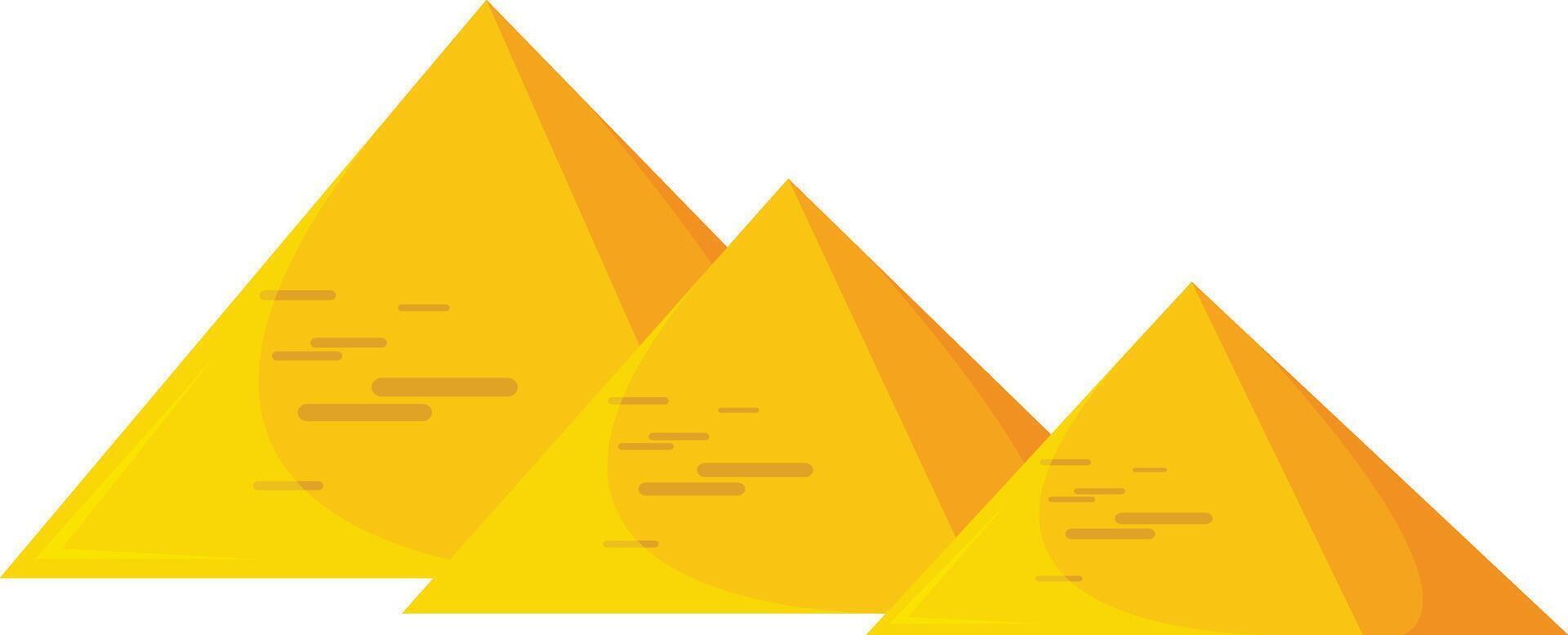 pirámides vector diseño