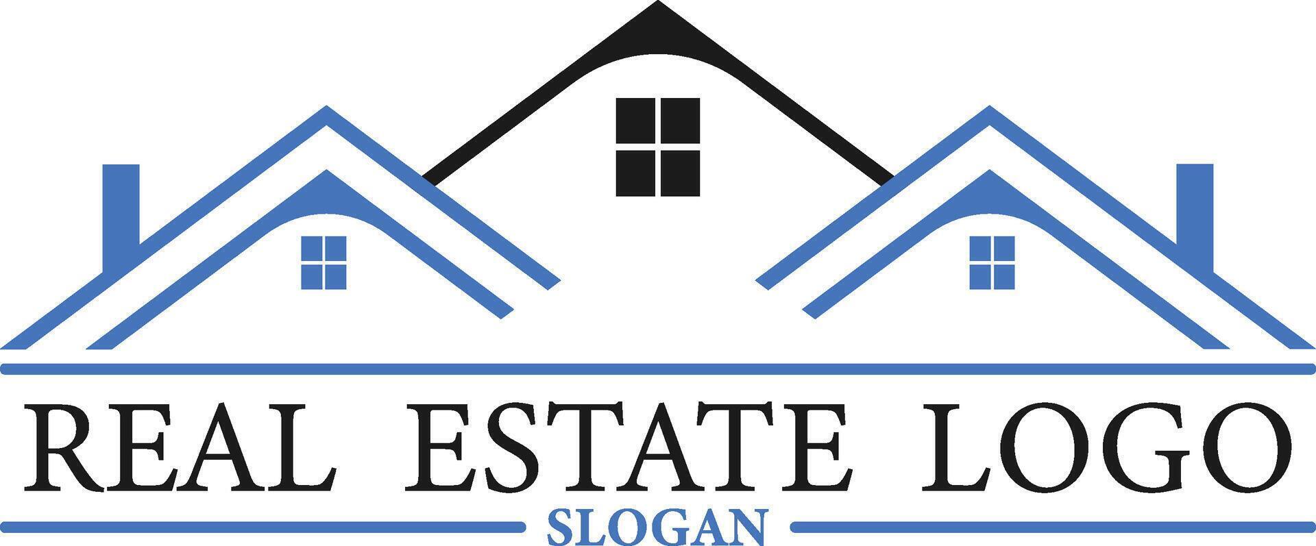 Real estate and property logo vector