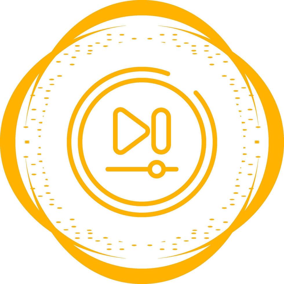 Video Next Track Button Vector Icon
