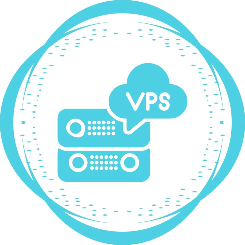 VPS Hosting Vector Icon