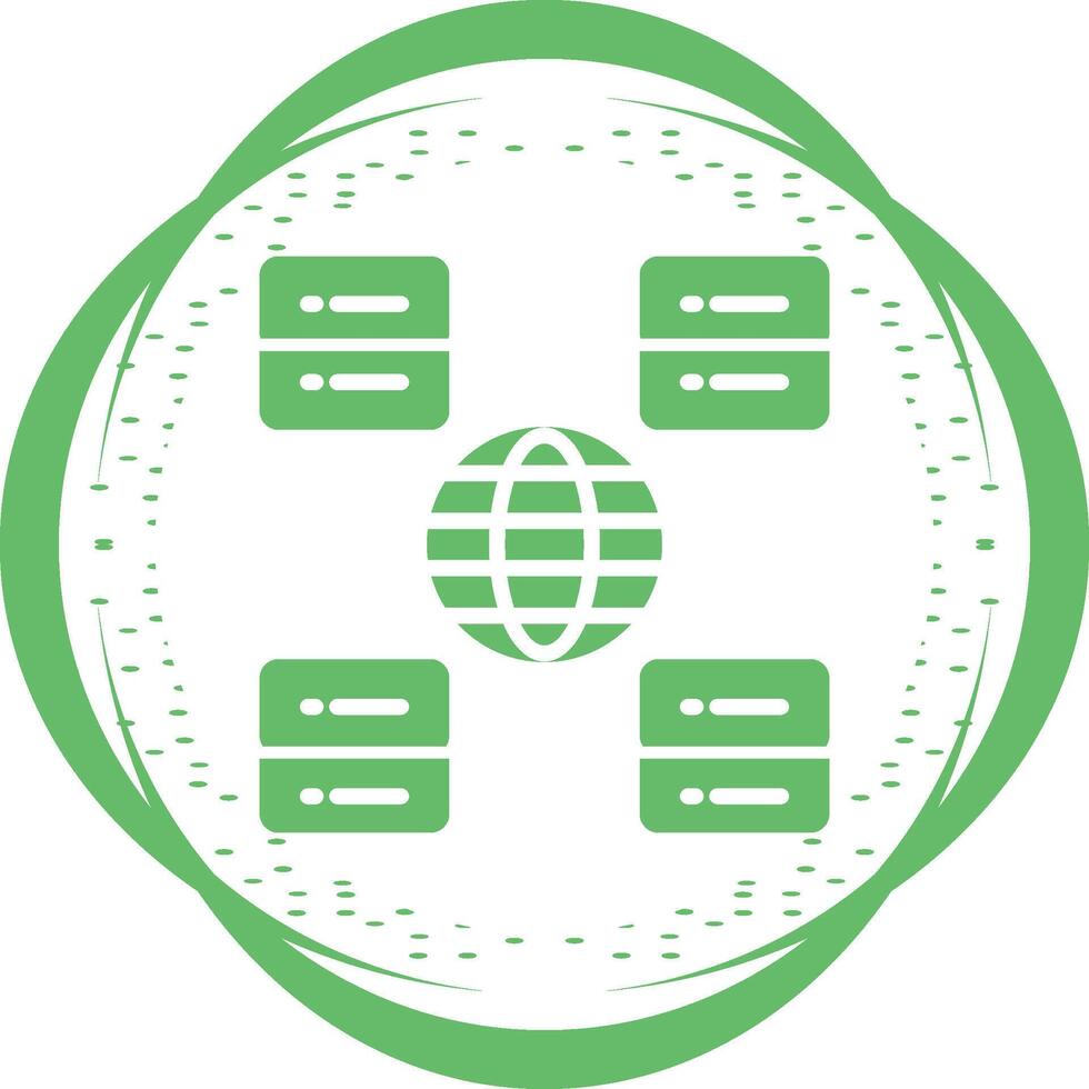 Content Delivery Network Vector Icon