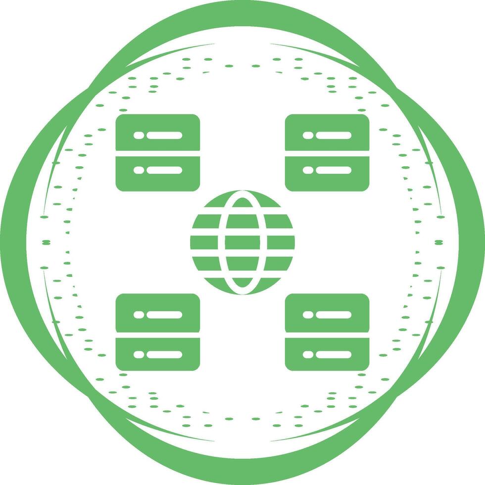 Content Delivery Network Vector Icon