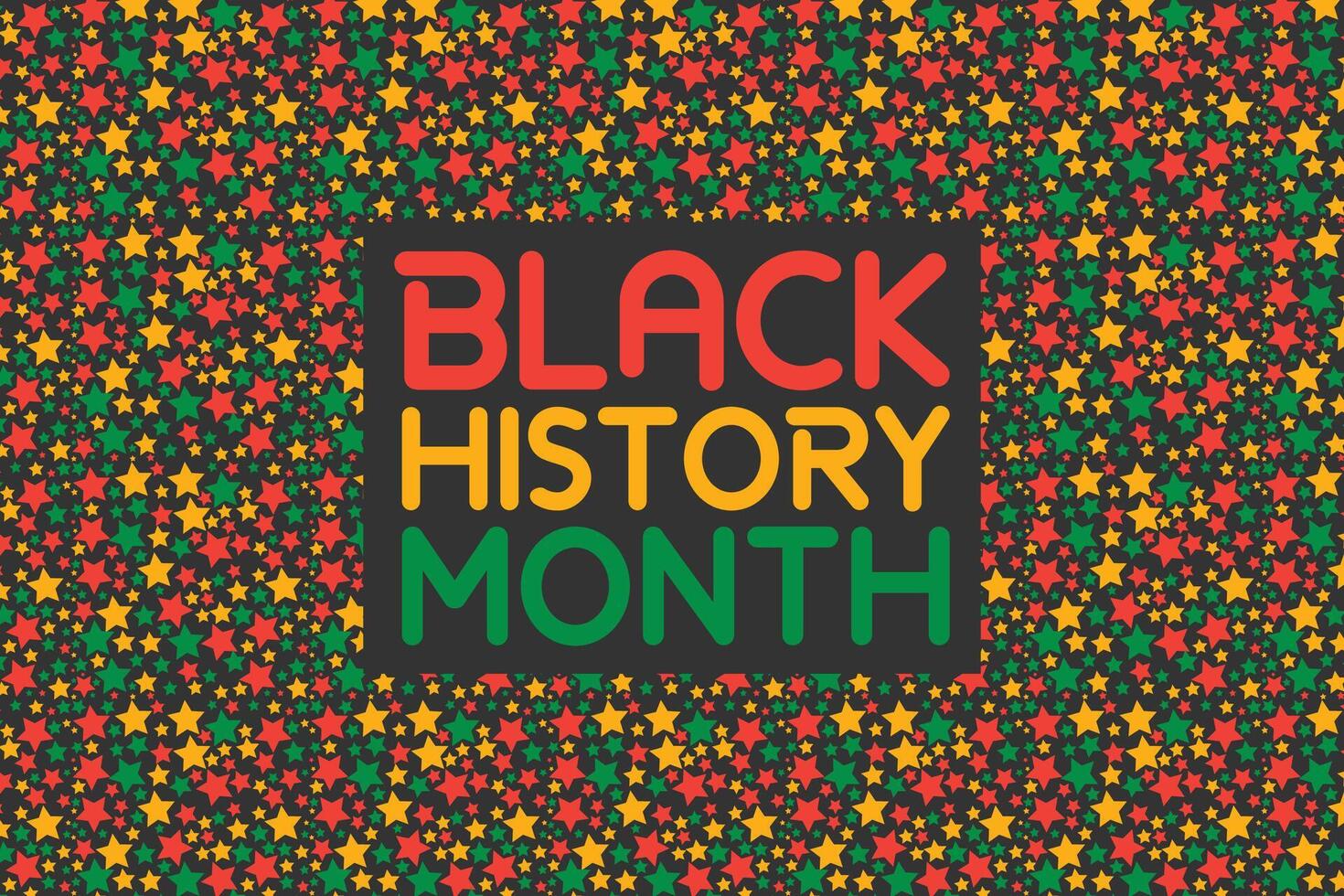 Black History Month background vector design. African American USA and Canada annually Celebration.