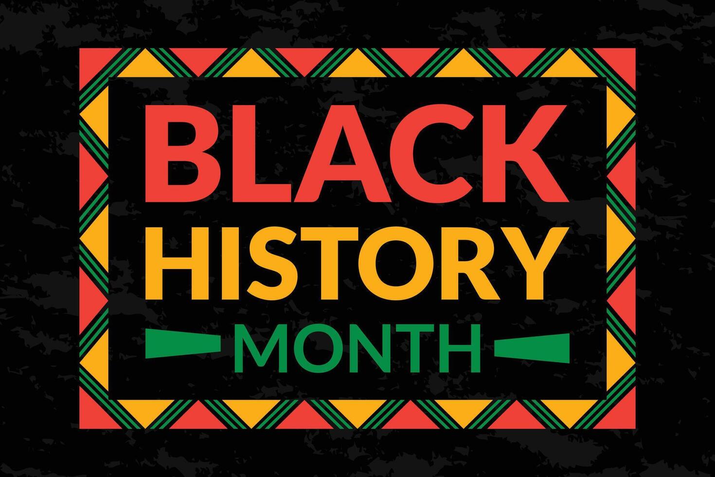 Black History Month background vector design. African American USA and Canada annually Celebration.