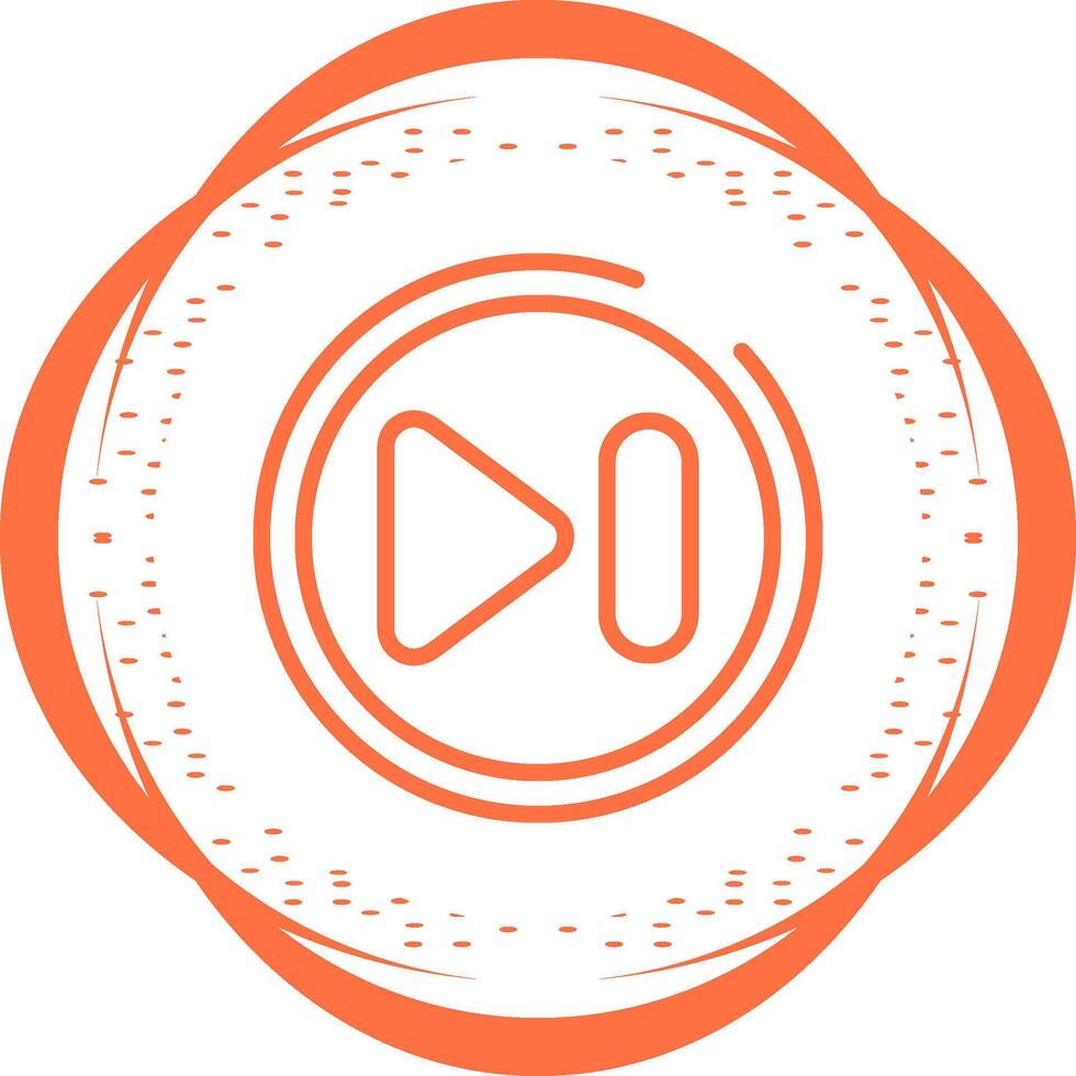 Next Track Button Vector Icon