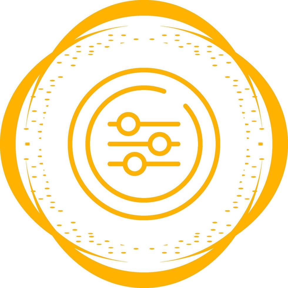 Equalizer Circle Vector Icon