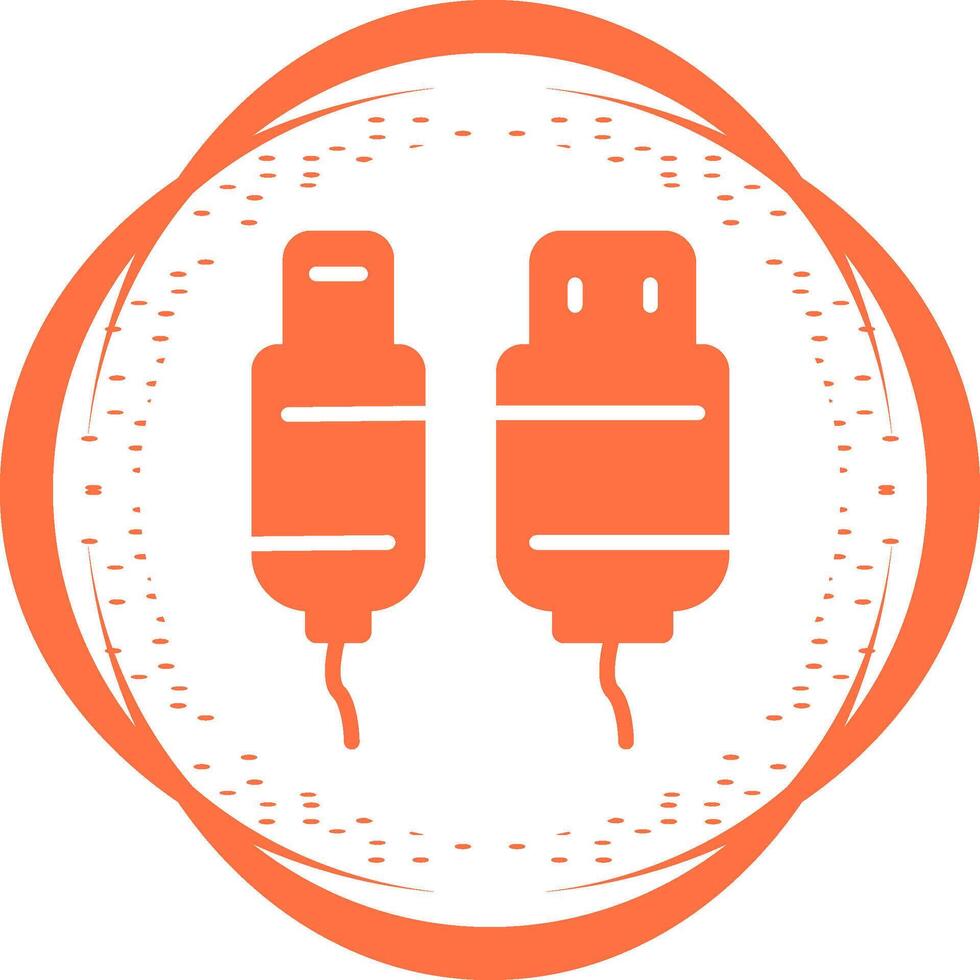 Usb Cable Vector Icon