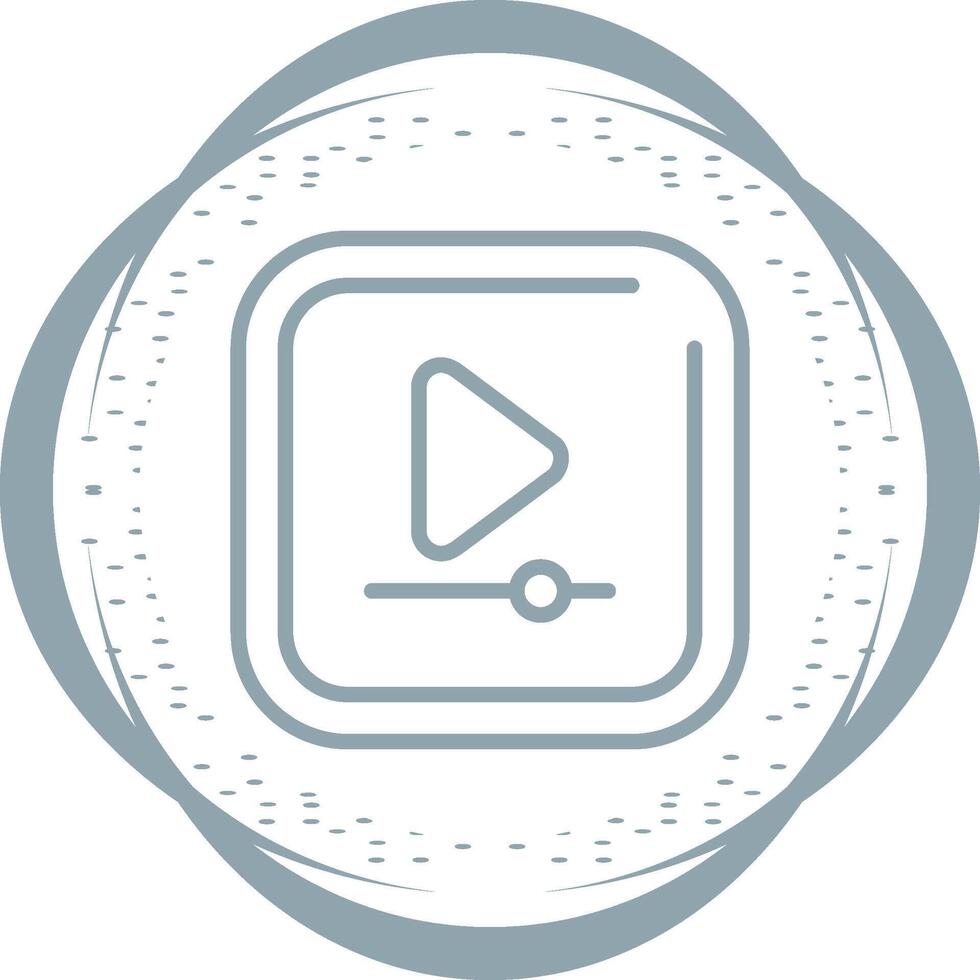 Video Play Square Vector Icon