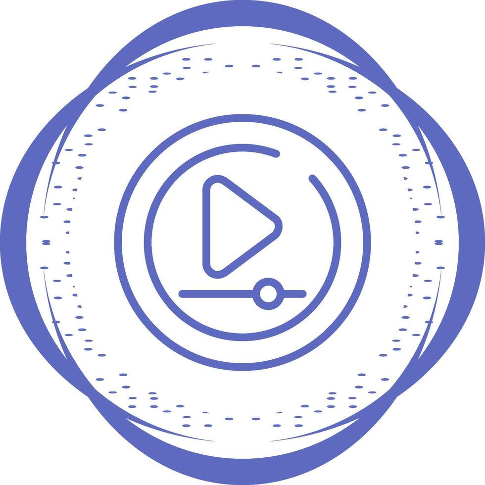 Video Play Circle Vector Icon