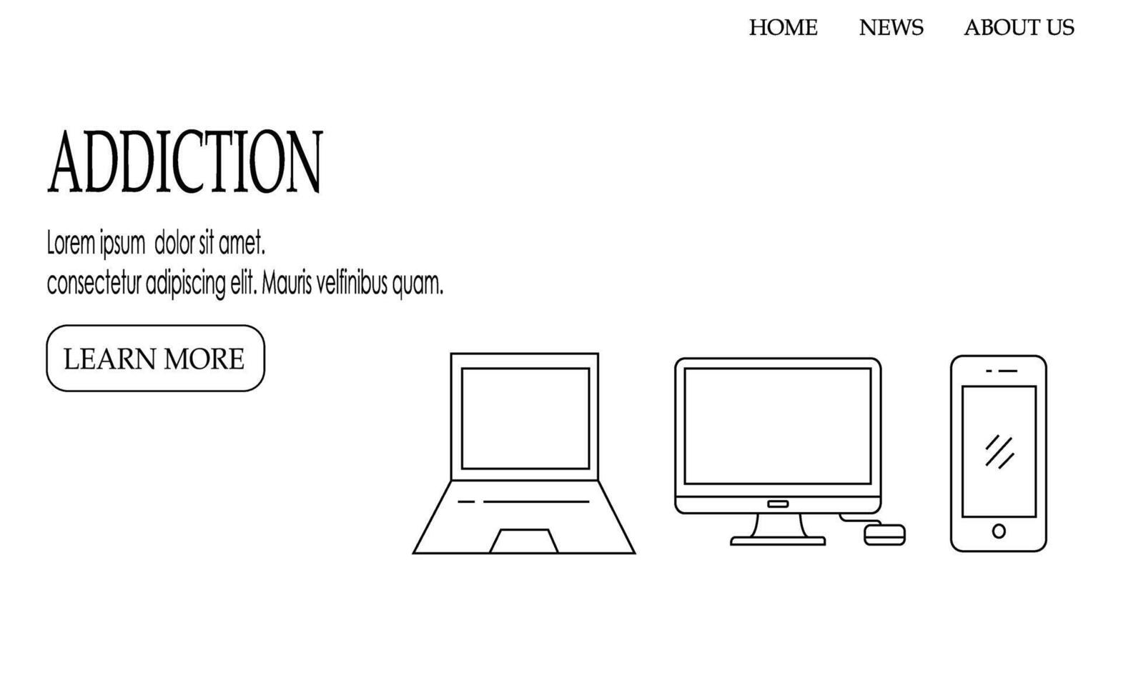 realista conjunto de monitor, computadora portátil, tableta, teléfono inteligente - valores vector ilustración