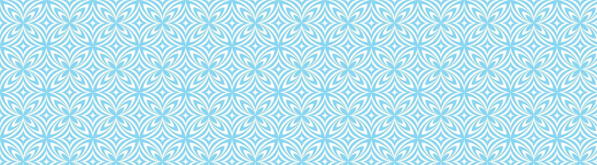 blue textile pattern ramadhan arabic background vector