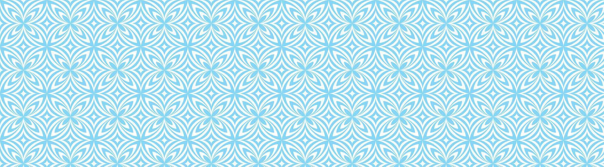 blue textile pattern ramadhan arabic background vector