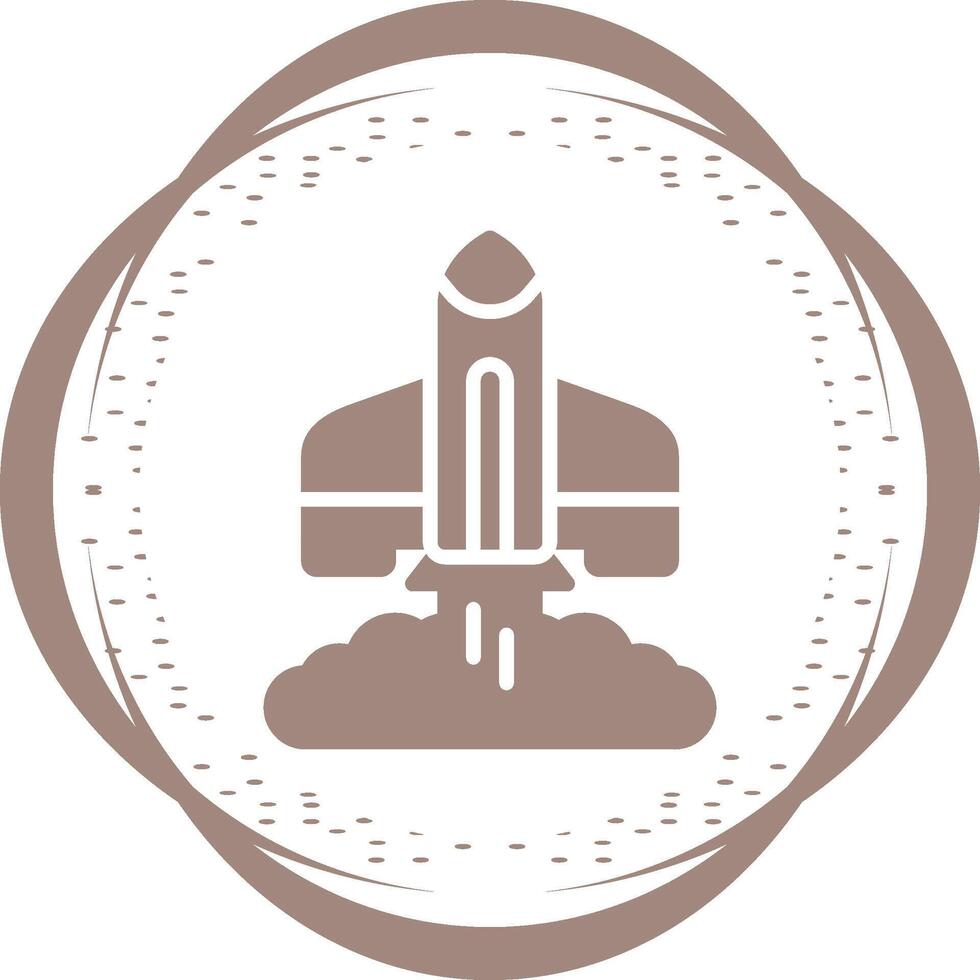 Rocket Launch Vector Icon