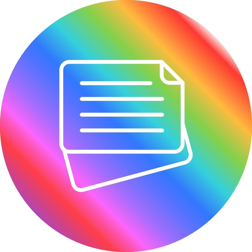 Sticky Note Vector Icon