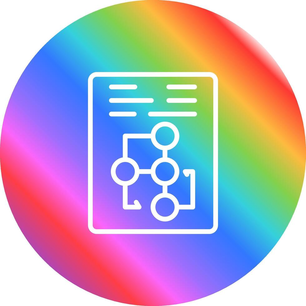 Document Workflow Vector Icon