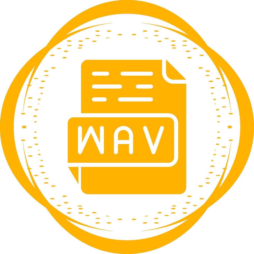 wav vector icono