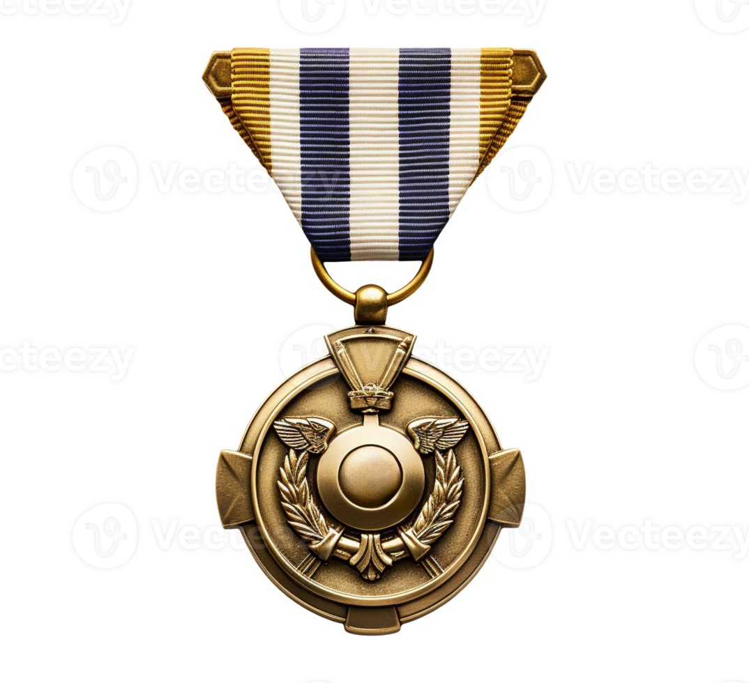 ai genererad militär soldat medalj merit bricka png fil