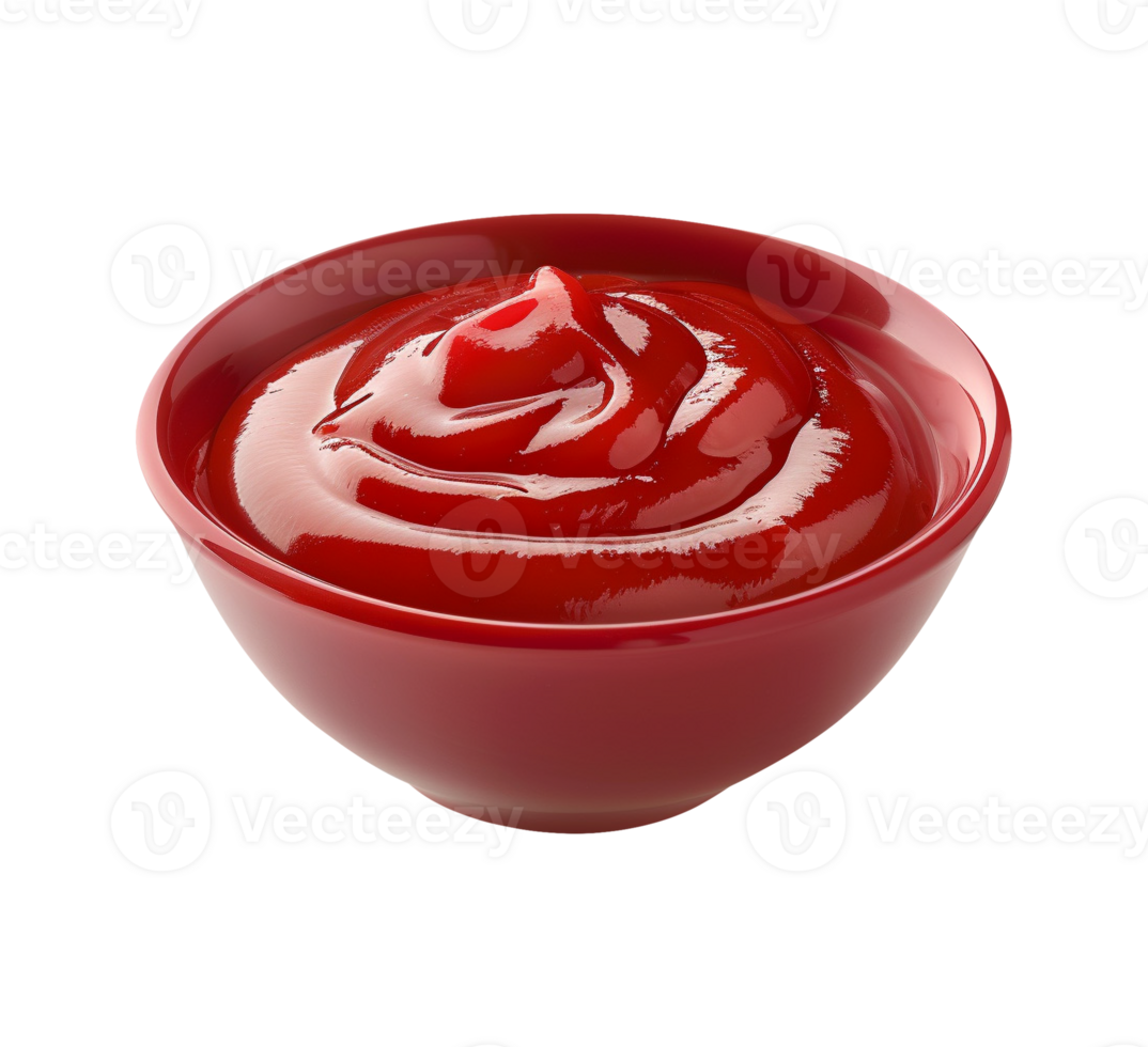 AI generated Ketchup sauce png file