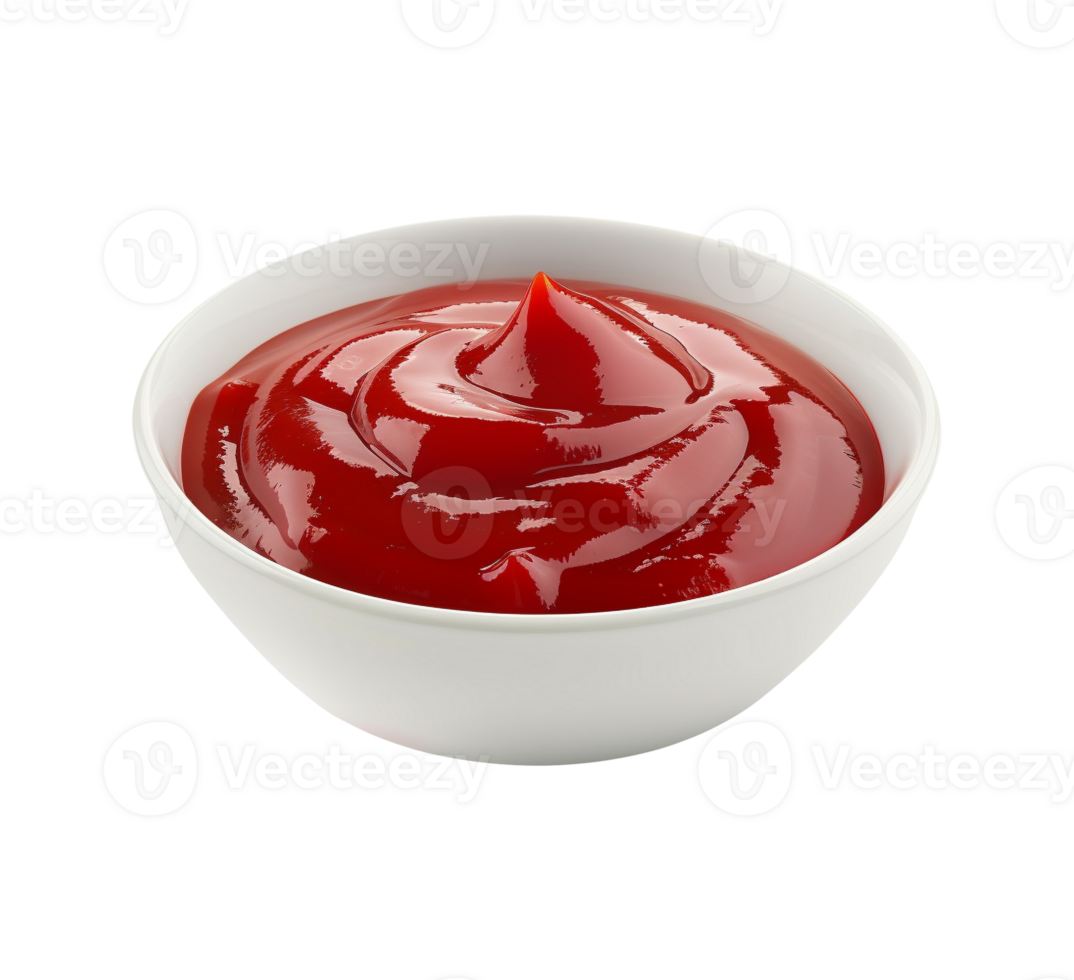 AI generated Ketchup sauce png file