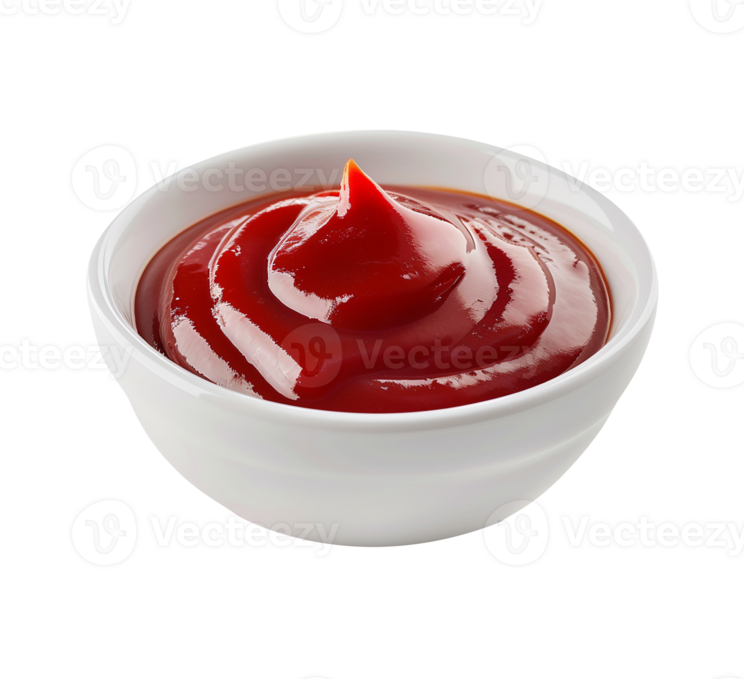 AI generated Ketchup sauce png file