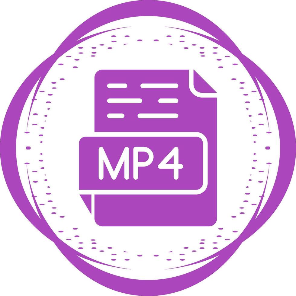 MP4 Vector Icon