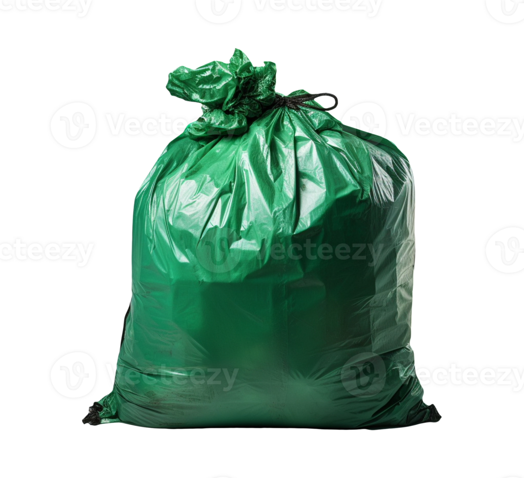 AI generated Garbage bag object png file