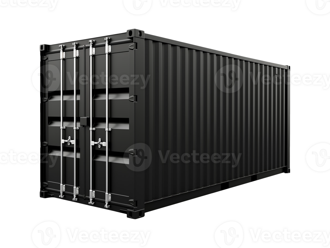 AI generated Logistics container object png file
