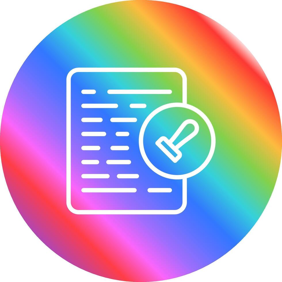 Document Permissions Vector Icon