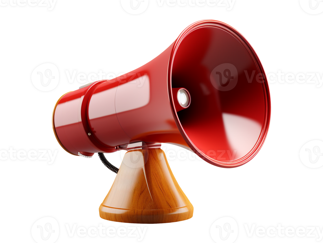 AI generated Megaphone isolated object png file