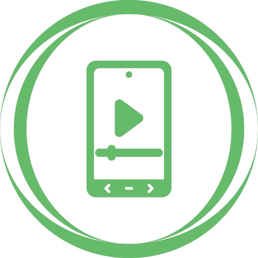 Video Player Vector Icon