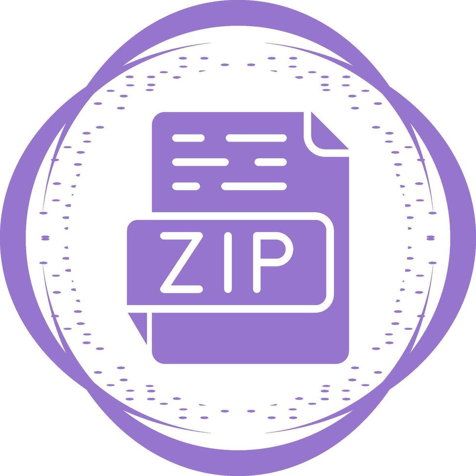 ZIP Vector Icon