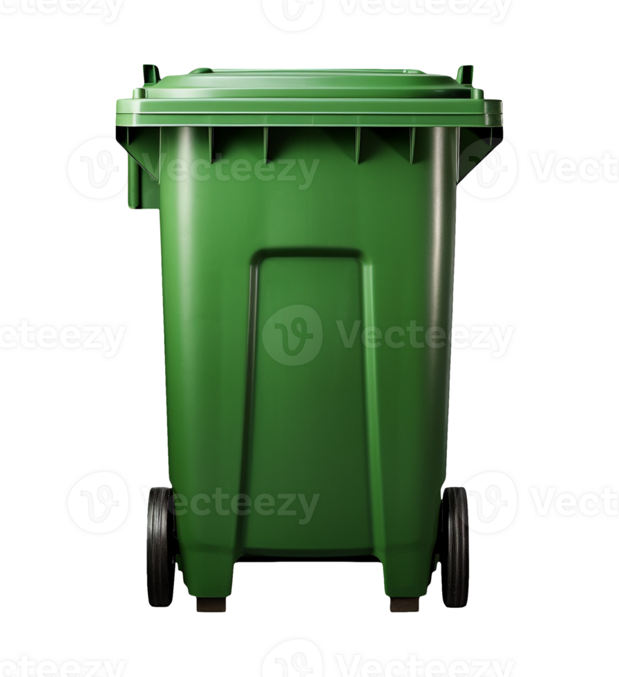 AI generated Trash garbage bin can object png file