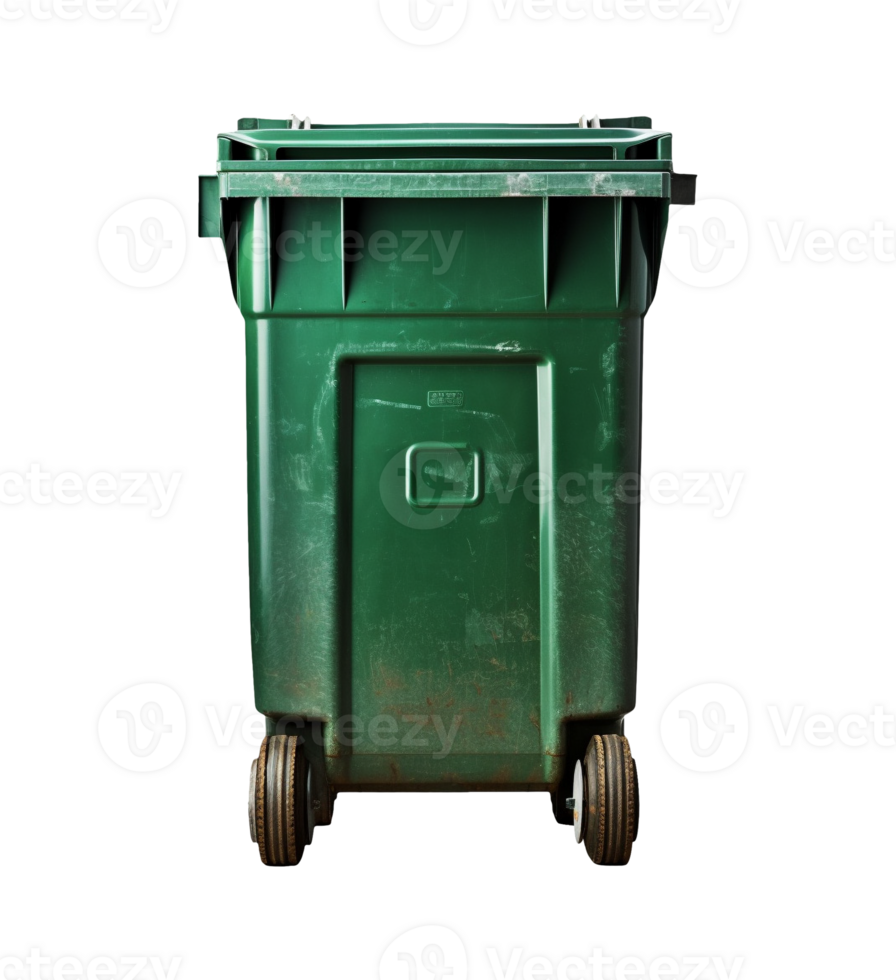 AI generated Trash garbage bin can object png file