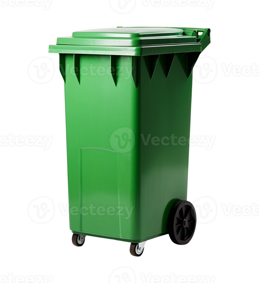 AI generated Trash garbage bin can object png file