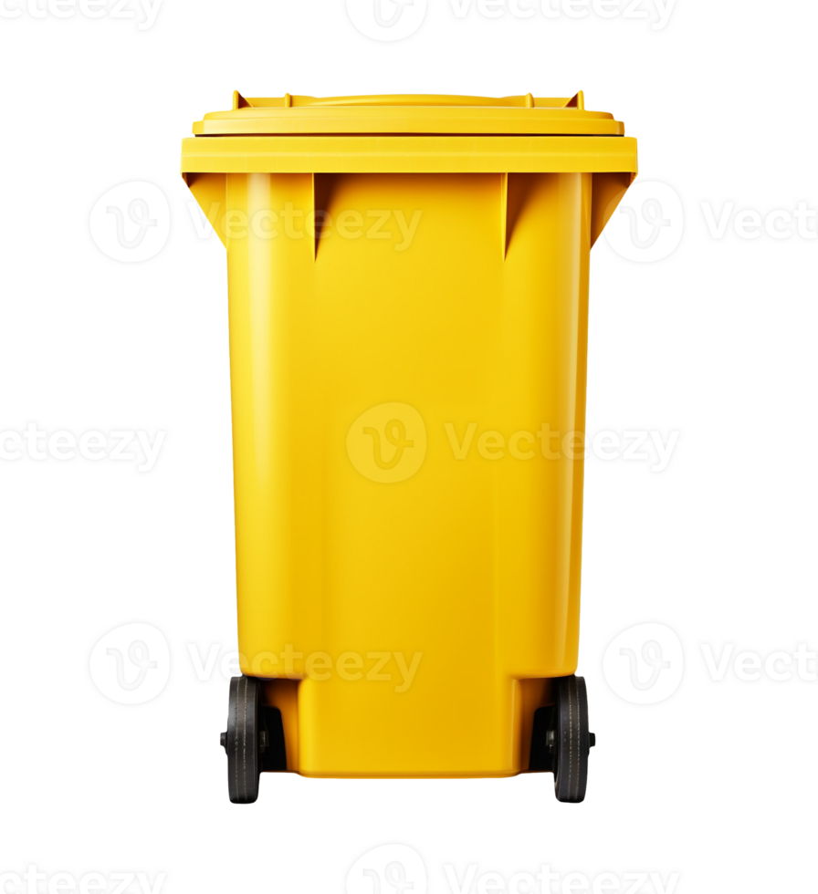 AI generated Trash garbage bin can object png file