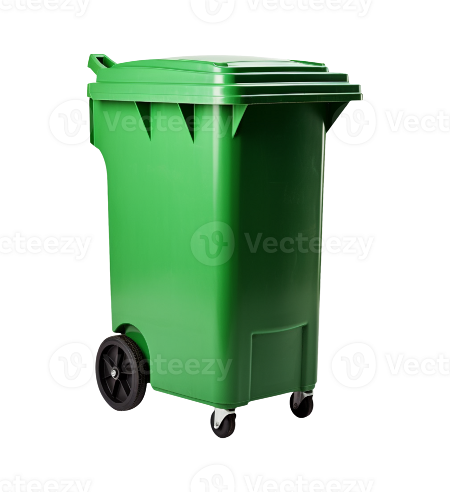 AI generated Trash garbage bin can object png file