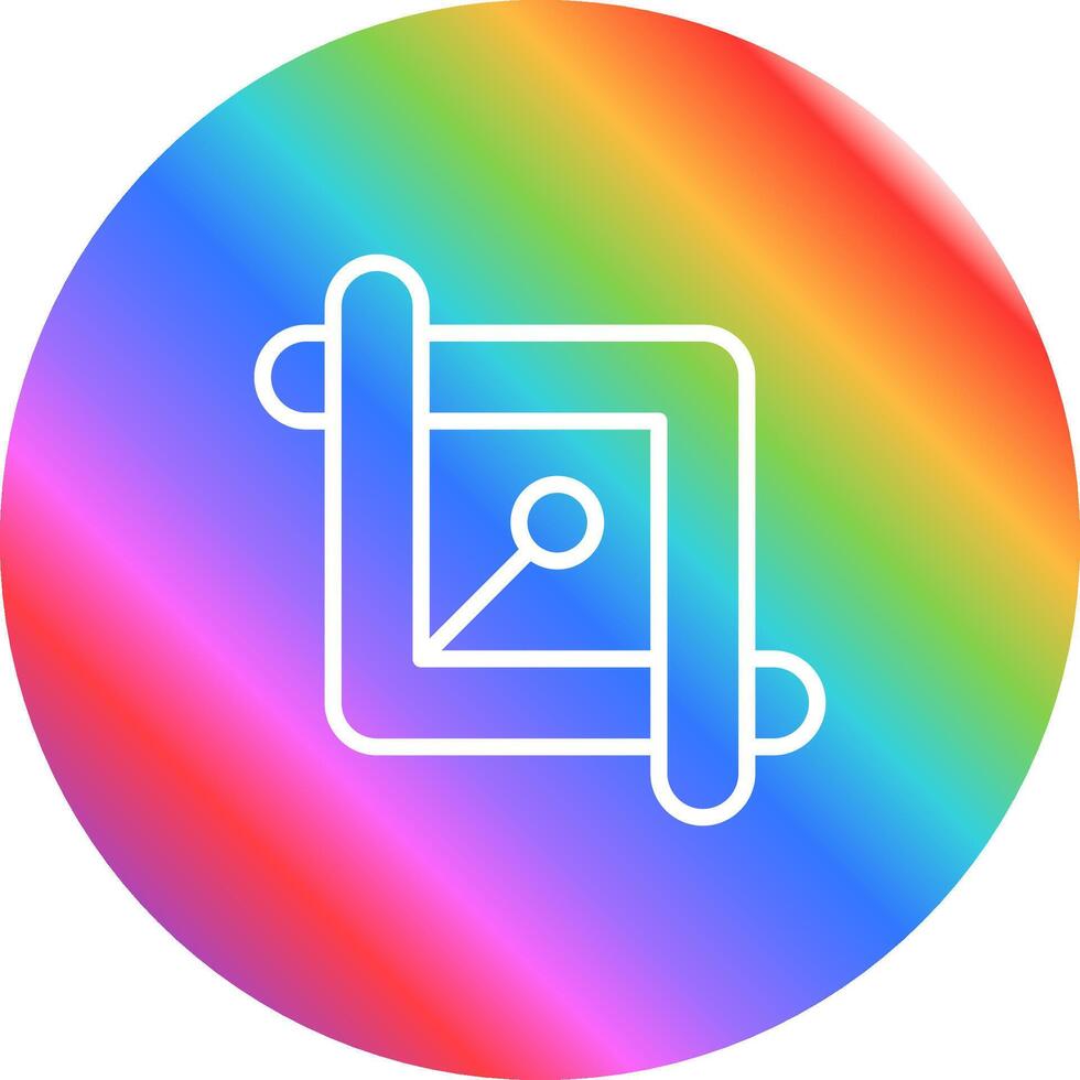 Crop Vector Icon