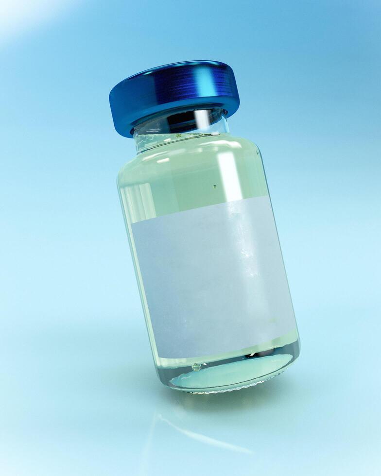medcine bottles on white background photo