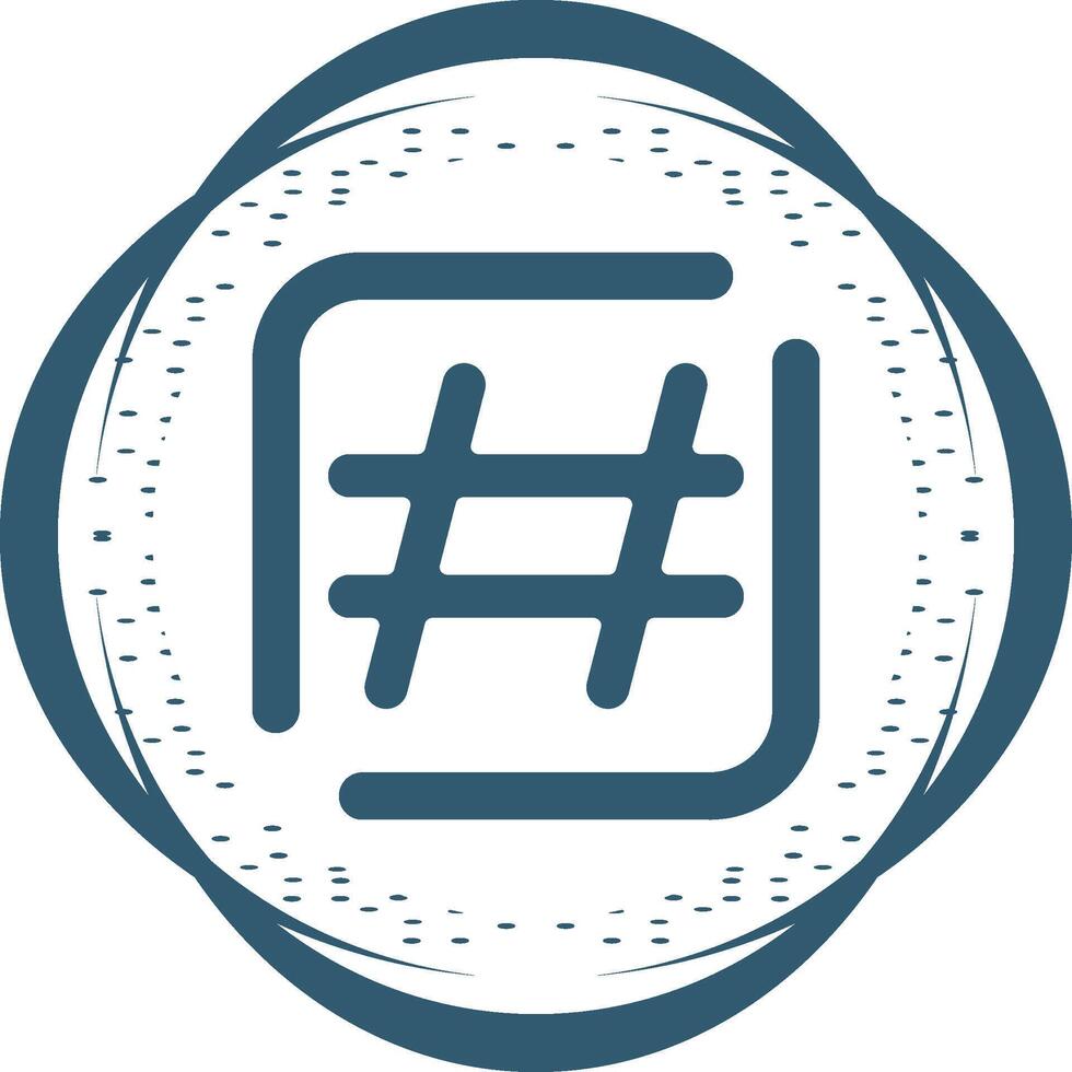 Hashtag Vector Icon