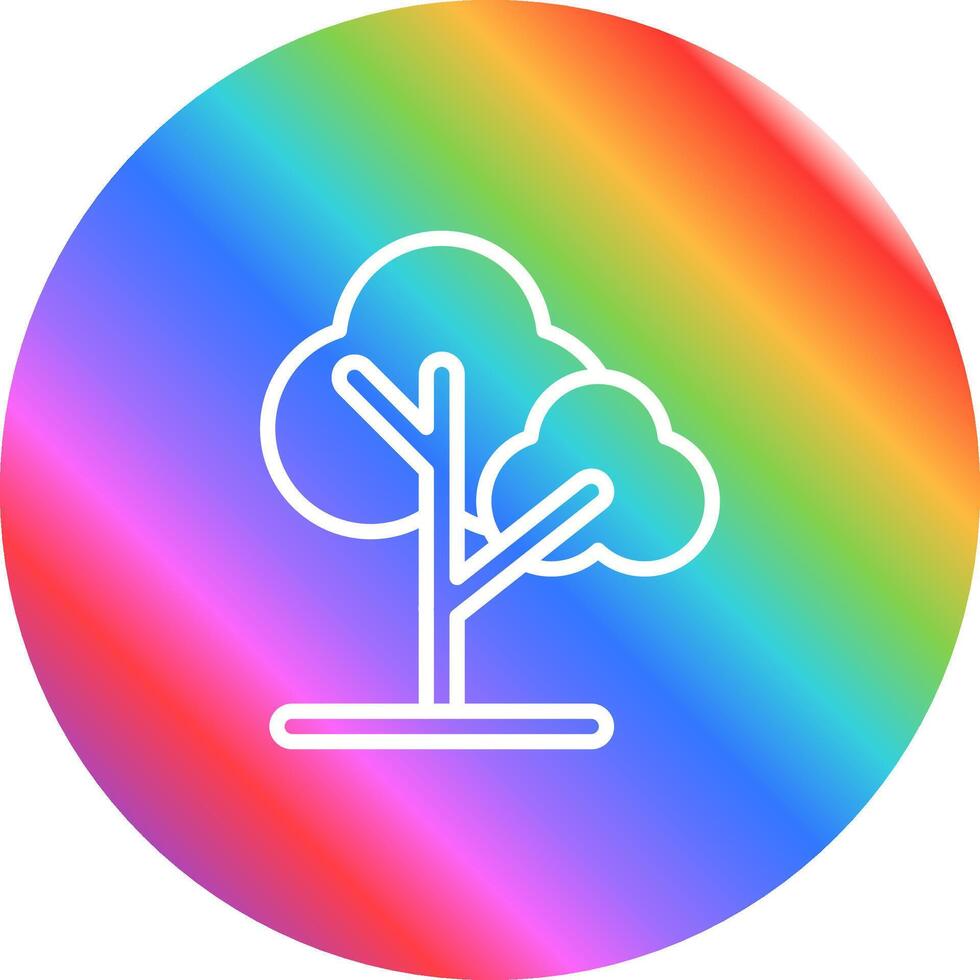 icono de vector de árbol