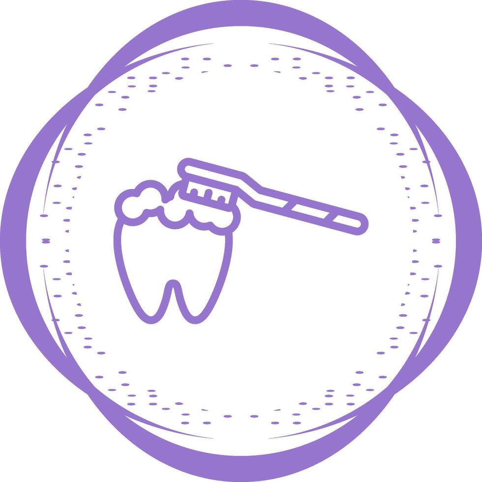 Brushing Teeth Vector Icon