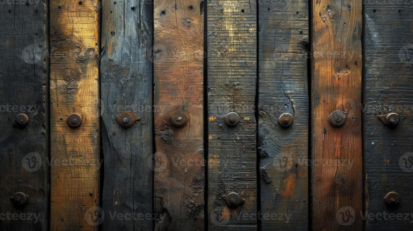 AI generated Pallet wood gives a rustic feel with a rough texture. Wood background. photo
