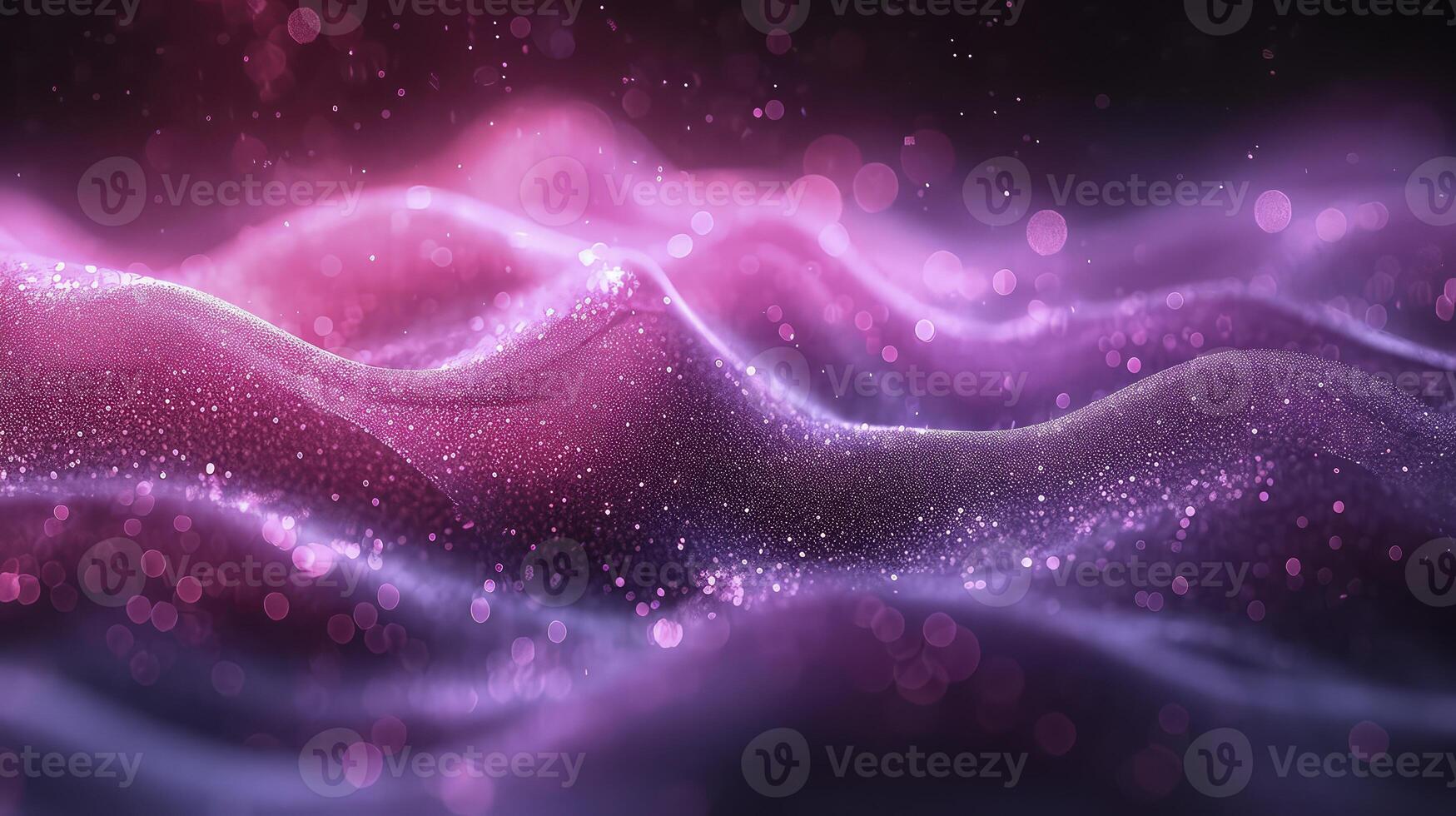 AI generated purple shiny grainy noise background texture, random liquid waves. medium contrast, low lighting but the colors are nice. top view. photo