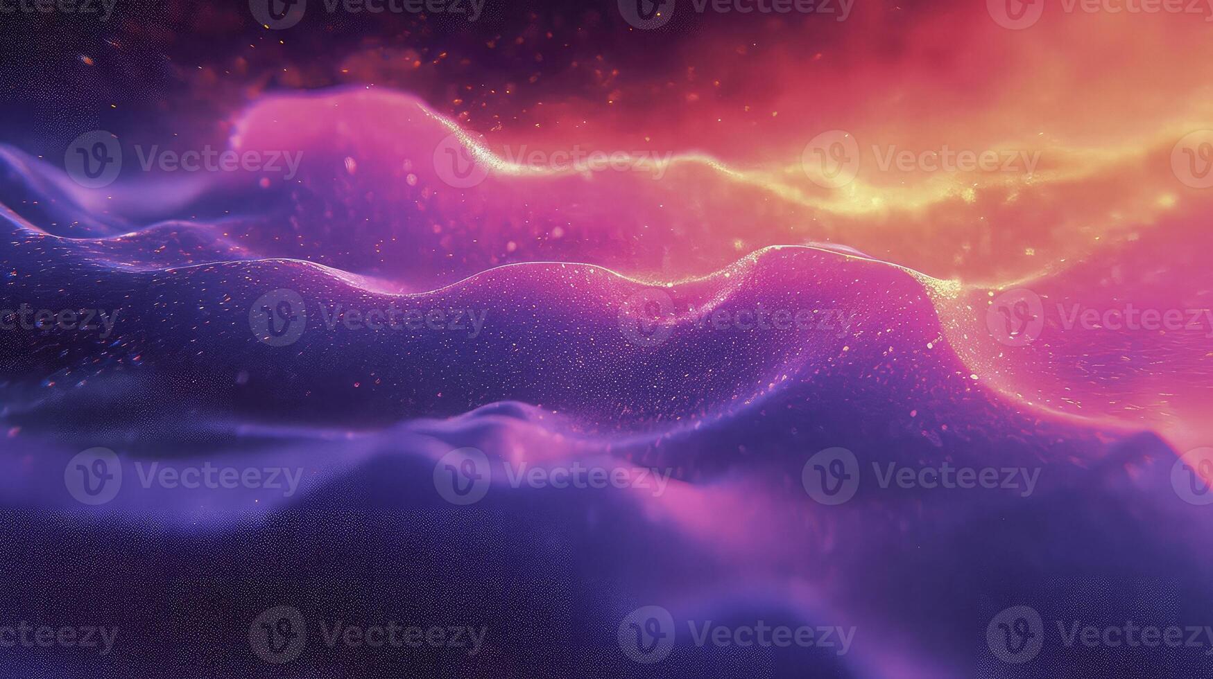 AI generated dark purple and pink grainy noise background texture, random liquid waves. medium contrast, low lighting but the colors are nice. top view. photo