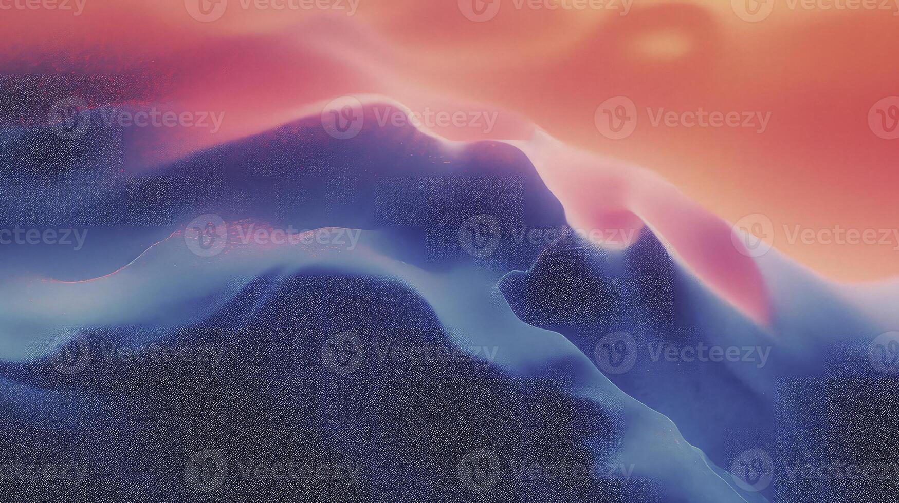 AI generated dark purple and pink grainy noise background texture, random liquid waves. medium contrast, low lighting but the colors are nice. top view. photo