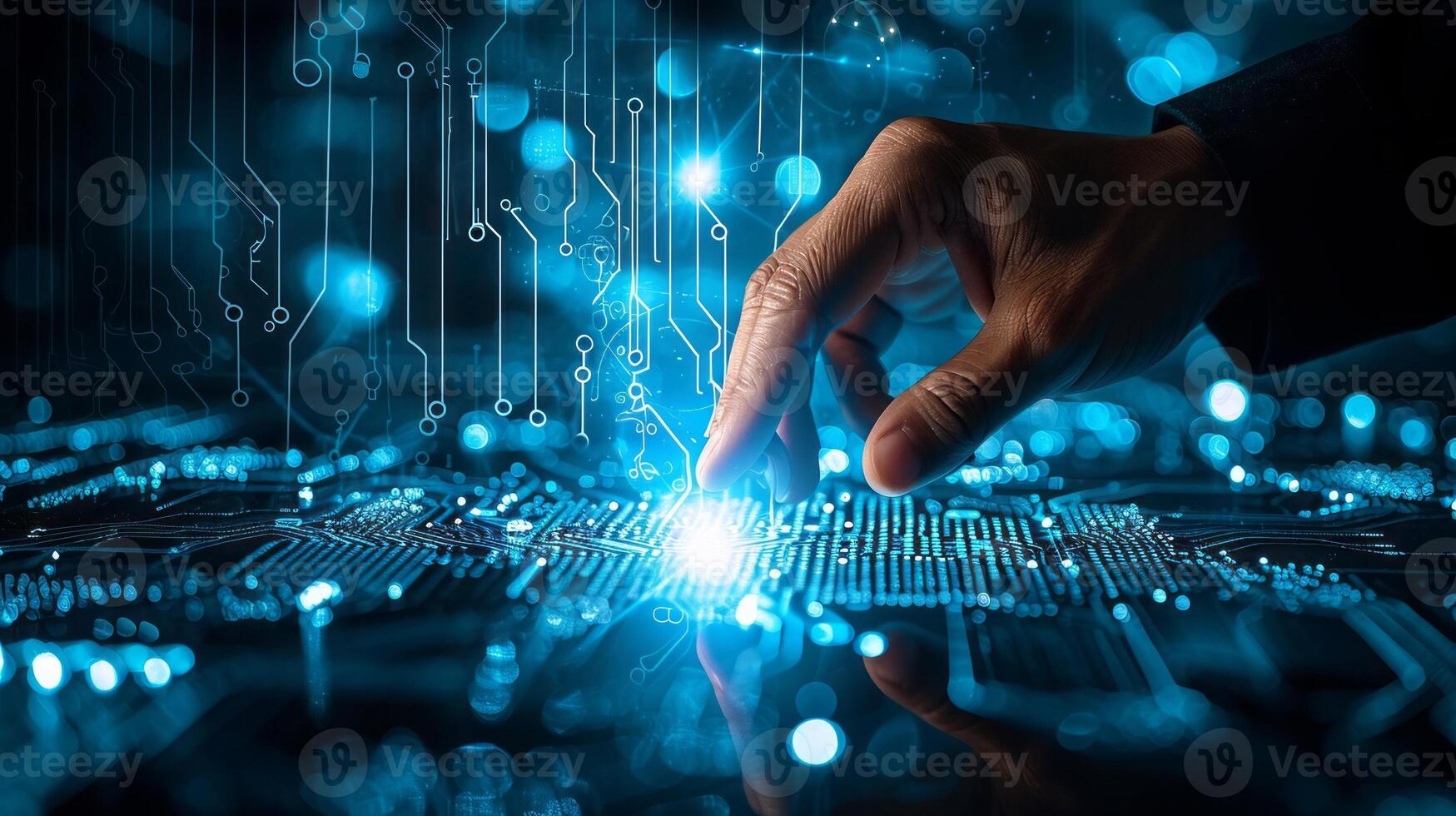 Exploring Human and AI Hands in Symbiotic Connectivity photo